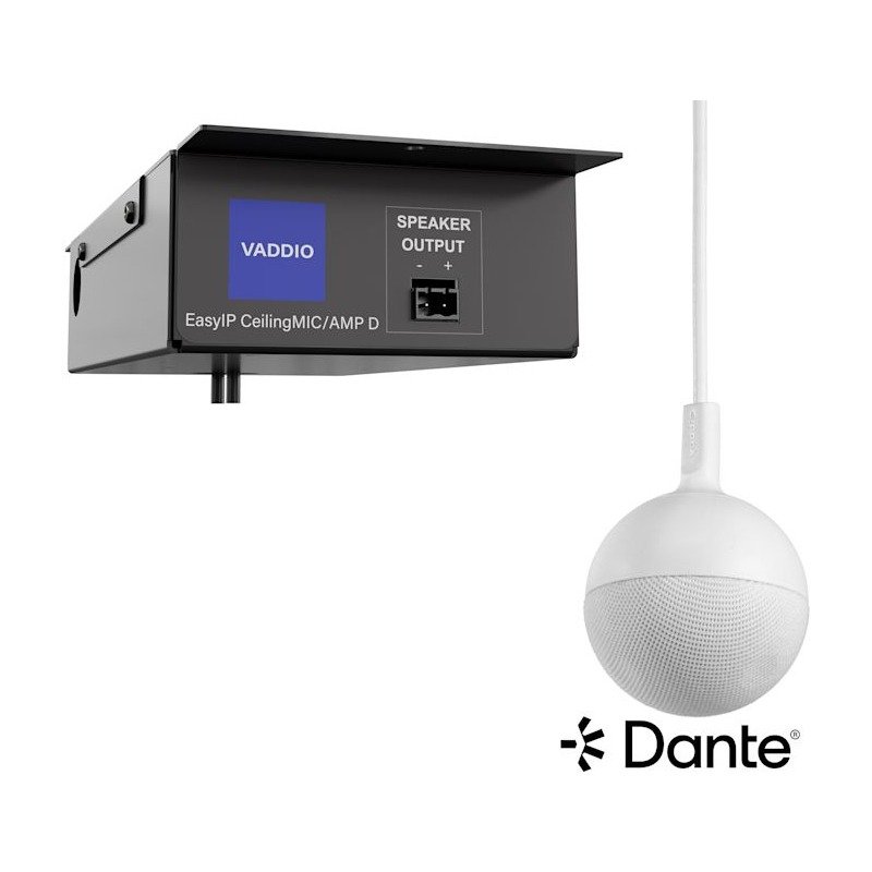 EasyIP CeilingMIC/AMP D Overhead Microphone and Amplifier