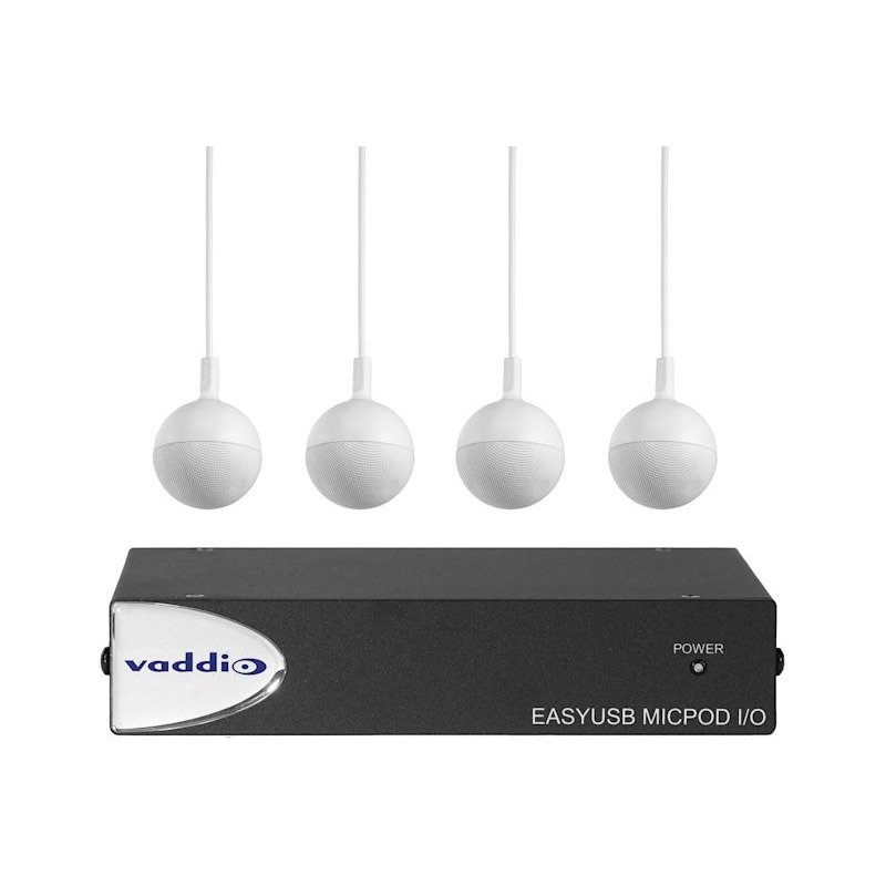 EasyUSB MicPOD I/O with Four CeilingMICs