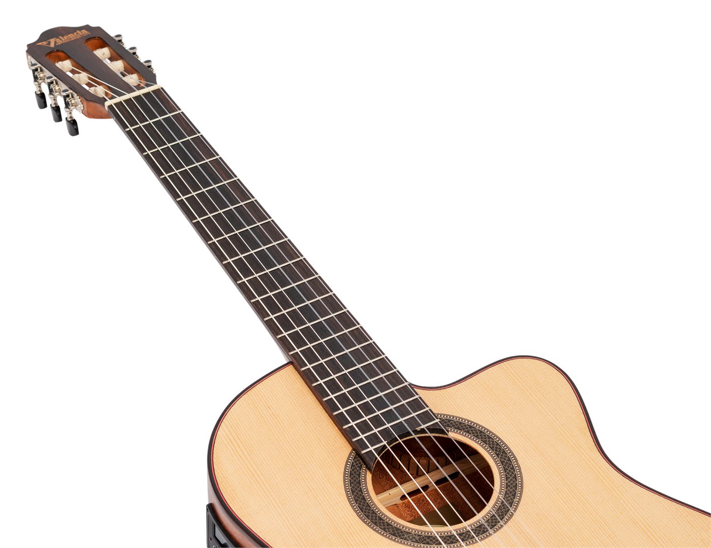 Valencia VC704CE Classical Guitar - view 4