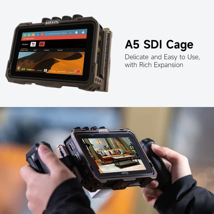Vaxis Atom A5 SDI Monitor Cage - view 2