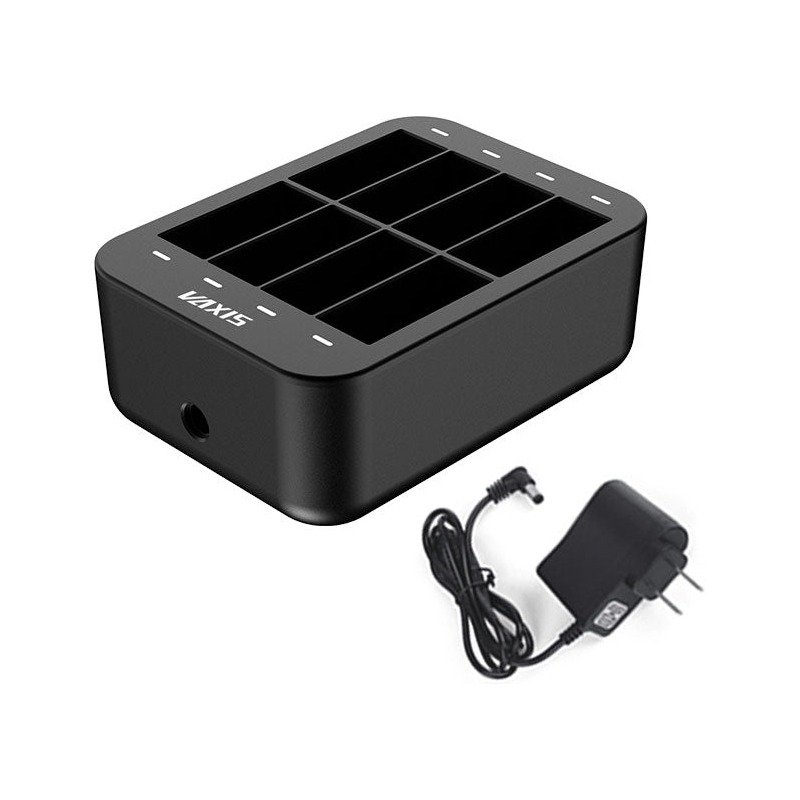 Vaxis Litecomm 8-Pack Battery Charger, EU Plug