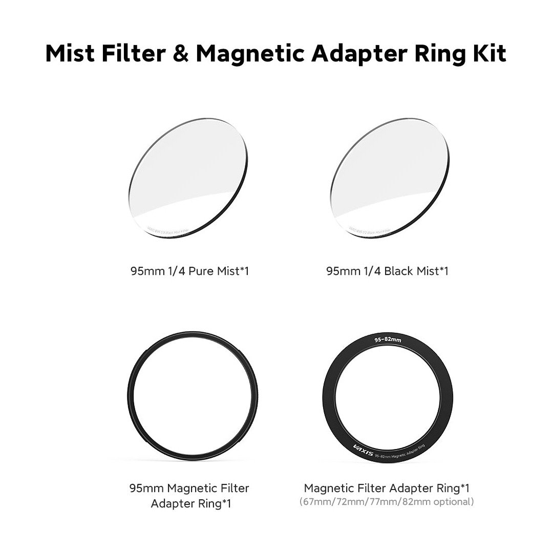 Vaxis VFX 95mm Magnetic Mist Filter Kit