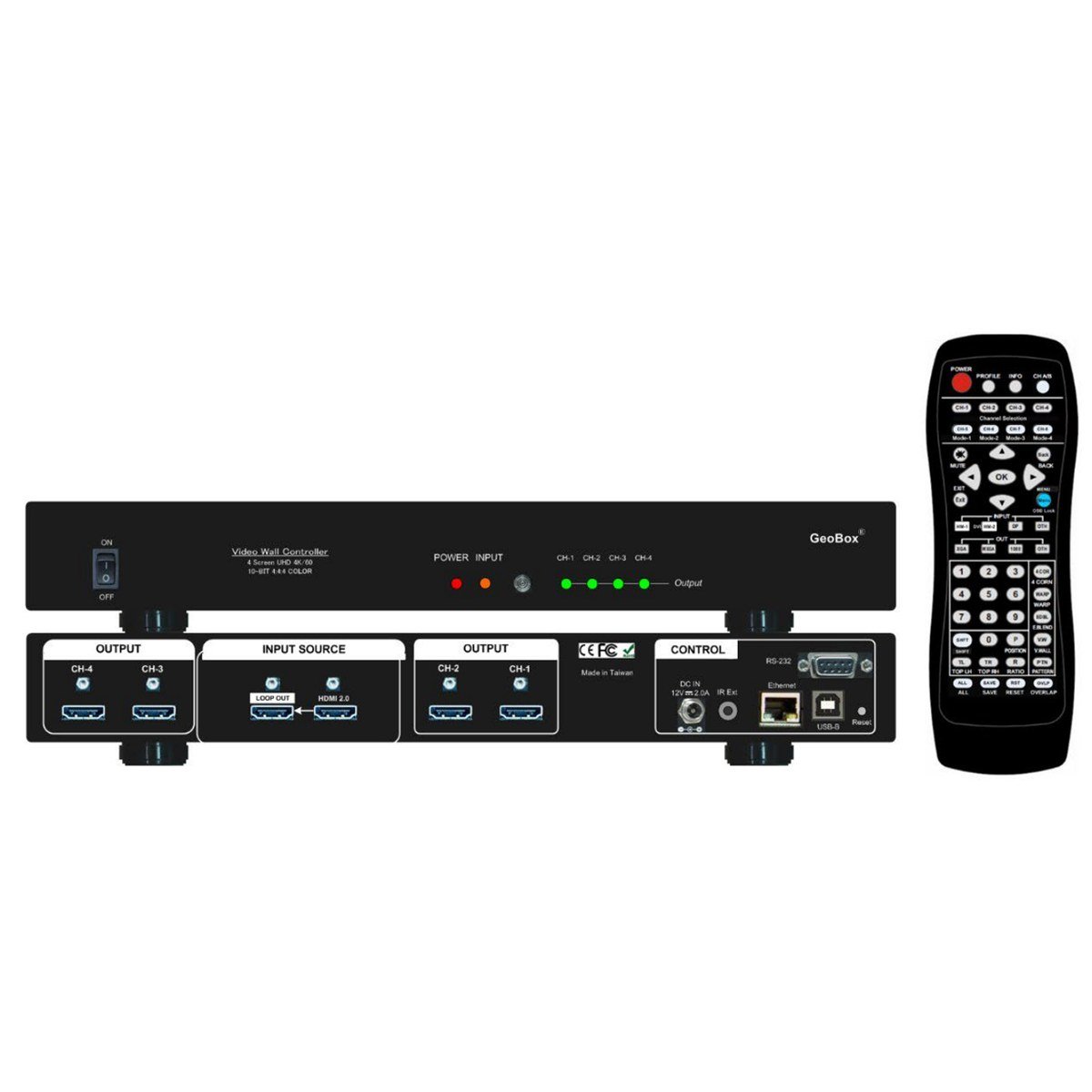 VigilLink GeoBox G406 Lite 4-channel 4K Video Wall - view 2