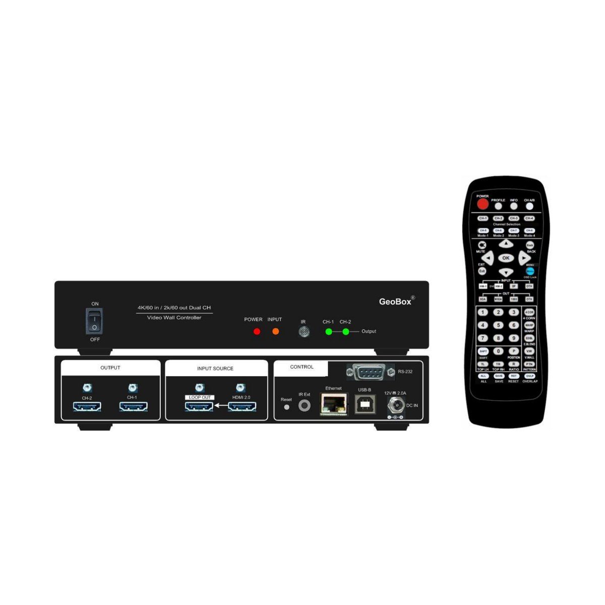 VigilLink GeoBox G406s Compact 2-channel 4K Video Wall - view 2