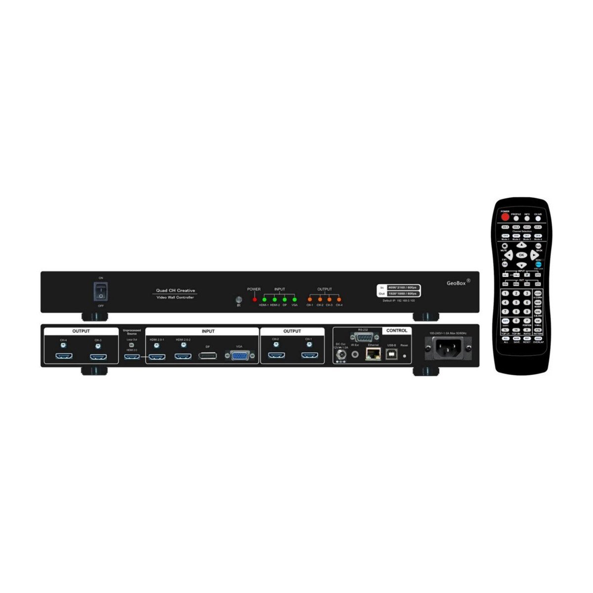 VigilLink GeoBox G413 4-output Creative Video Wall - view 2