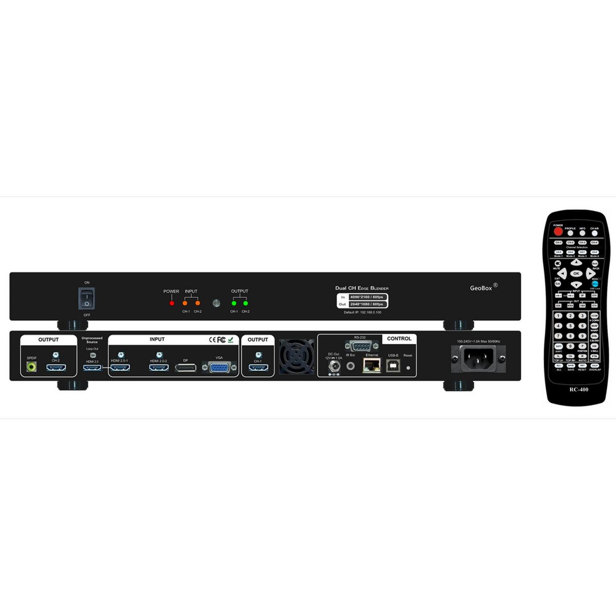 VigilLink GeoBox G812 2-channel Curved-screen product image
