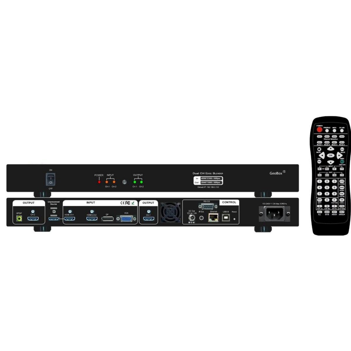 VigilLink GeoBox G812 2-channel Curved-screen - view 2