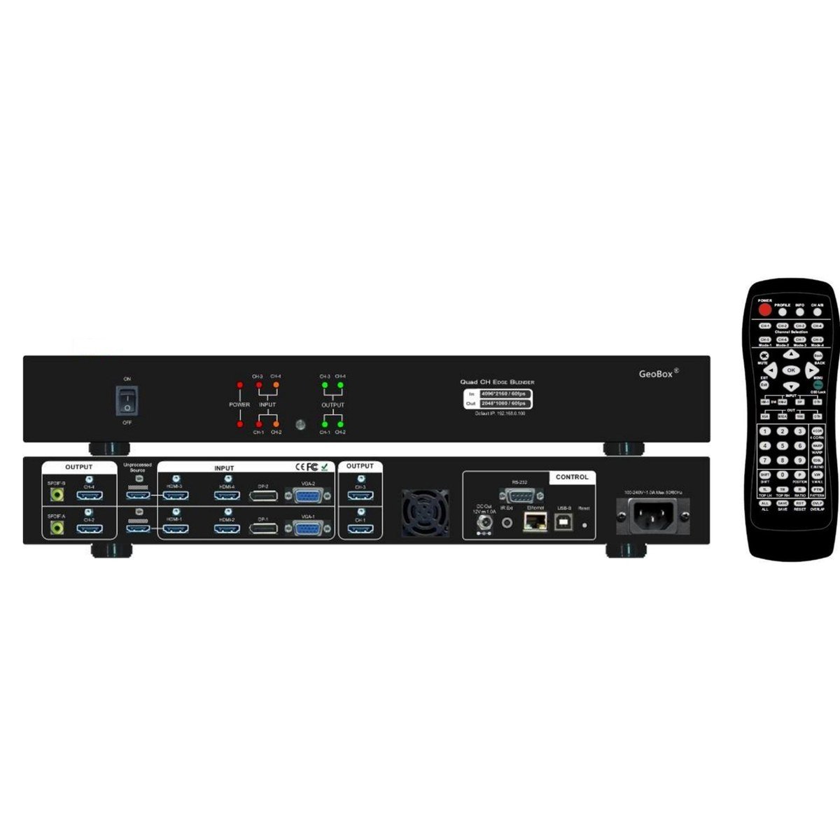 VigilLink GeoBox G814 4-channel Curved-screen - view 2