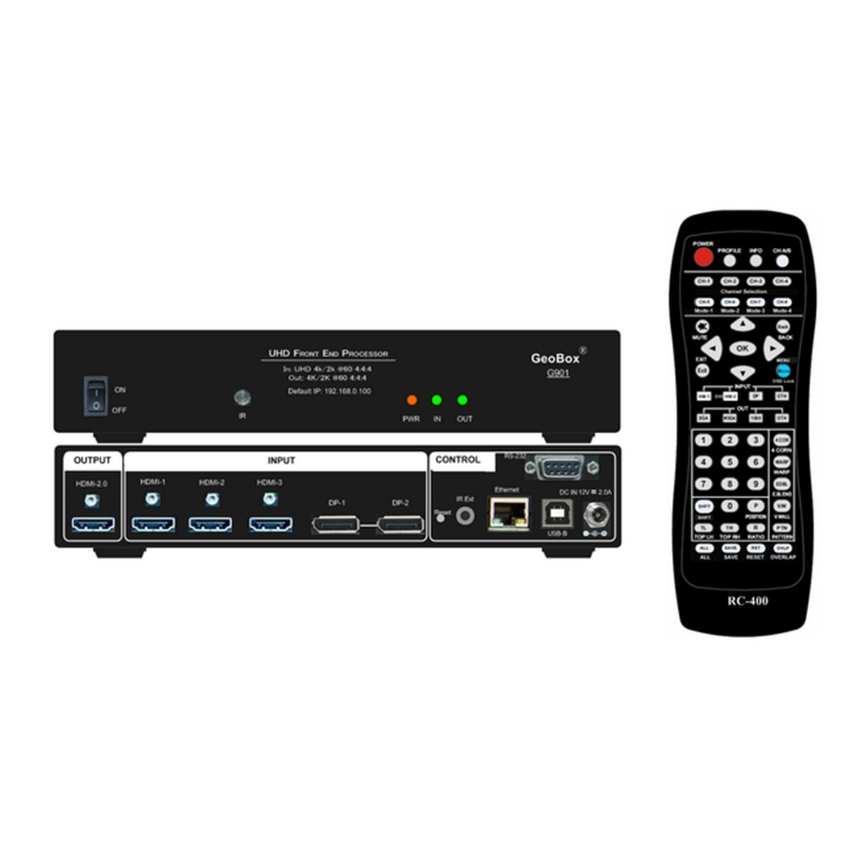 VigilLink GeoBox G901 5x1 Seamless Switcher