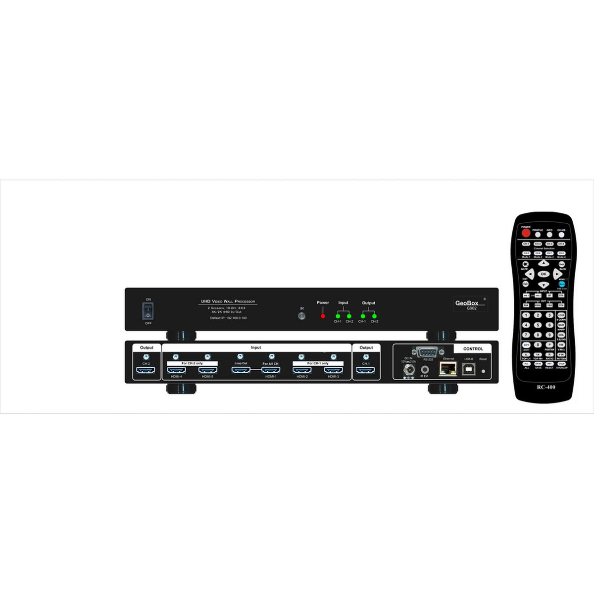 VigilLink GeoBox G902 2-channel 8K/4K-capable Video Wall