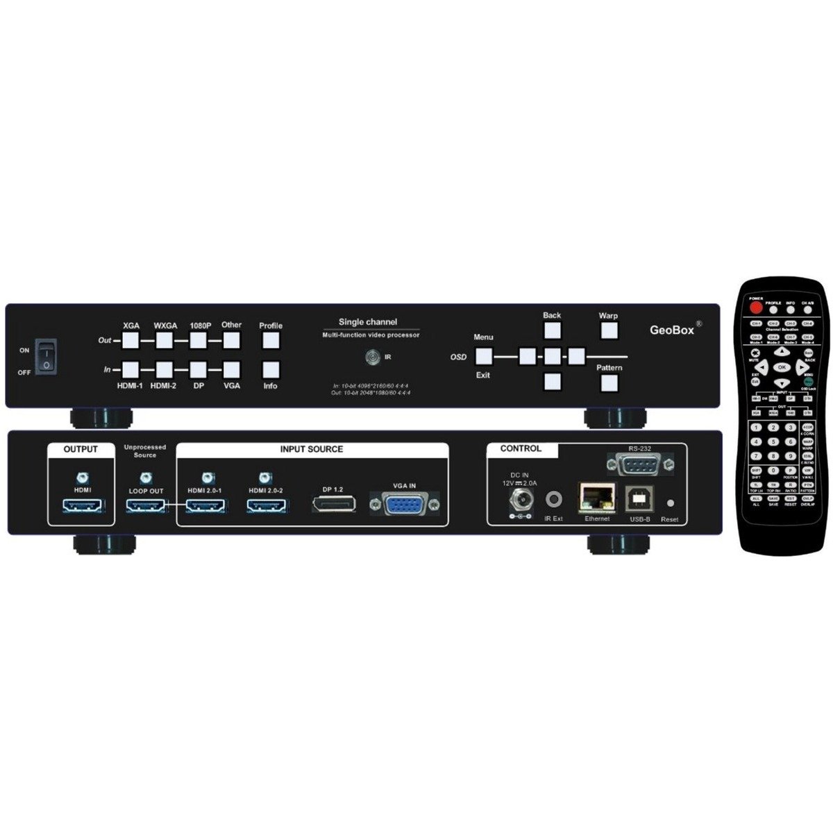 VigilLink GeoLink M811lite Single-channel Warping Processor - view 2
