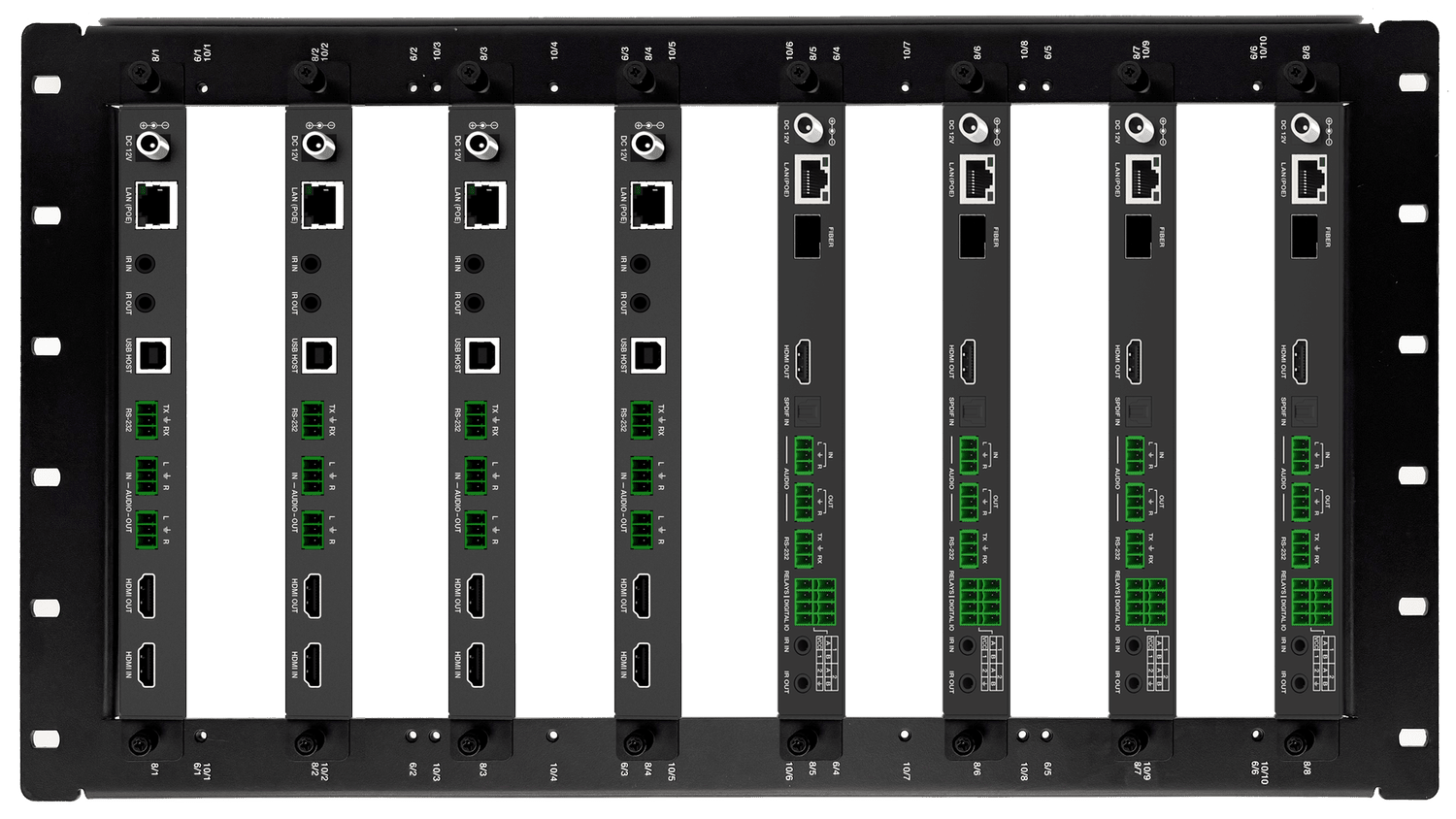 VigilLink VLAC-6RU10B 6U Rack Frame for JPEG2000 AVoIP Units - view 3