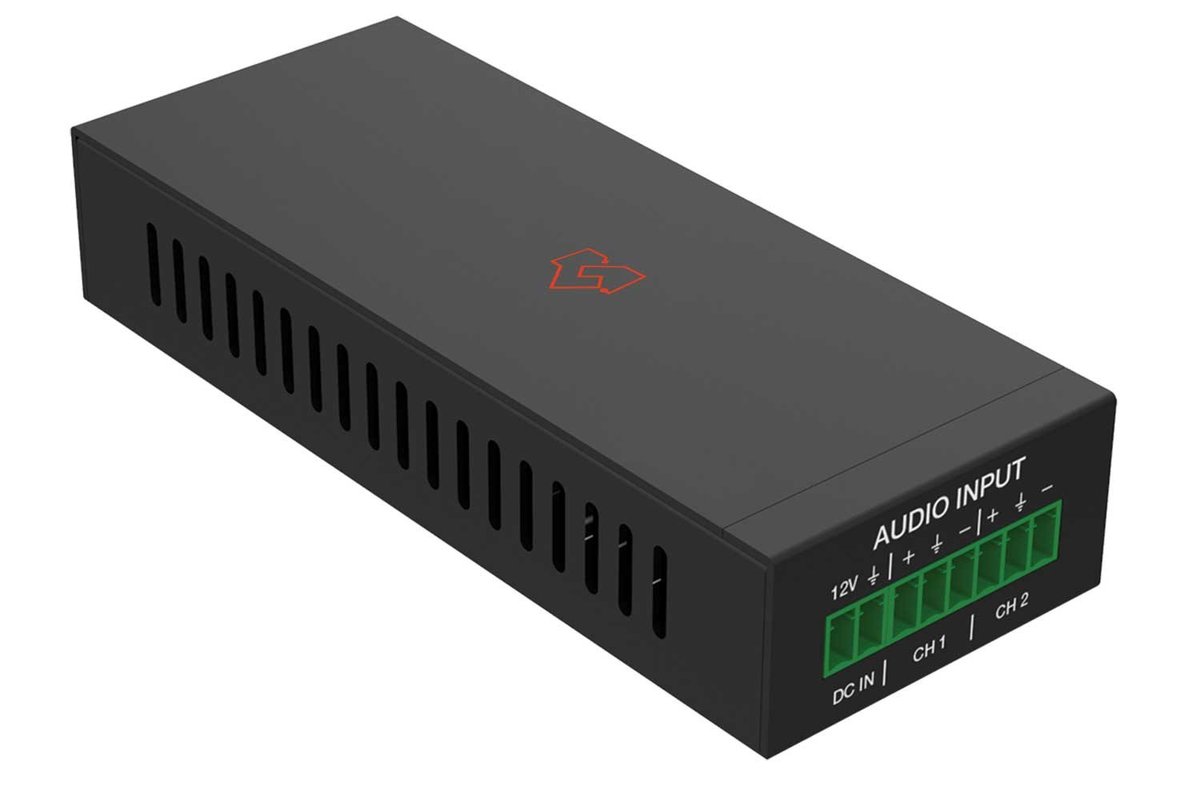 VigilLink VLDT-AA2 2-Channel Dante Analog Audio Encoder and Decoder