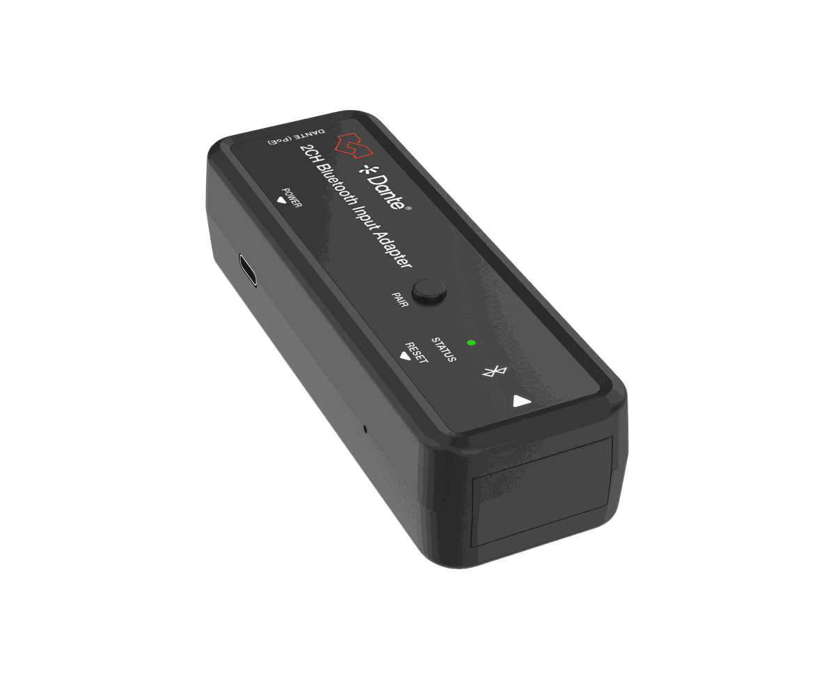 VigilLink VLDT-BT2DT 2-Channel Bluetooth to Dante Input Adapter