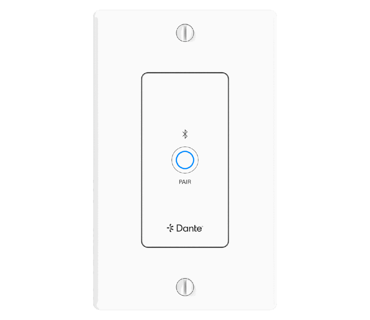 VigilLink VLDT-BT2WPUS 2x2 Bluetooth to Dante Wall Plate, US 1-Gang