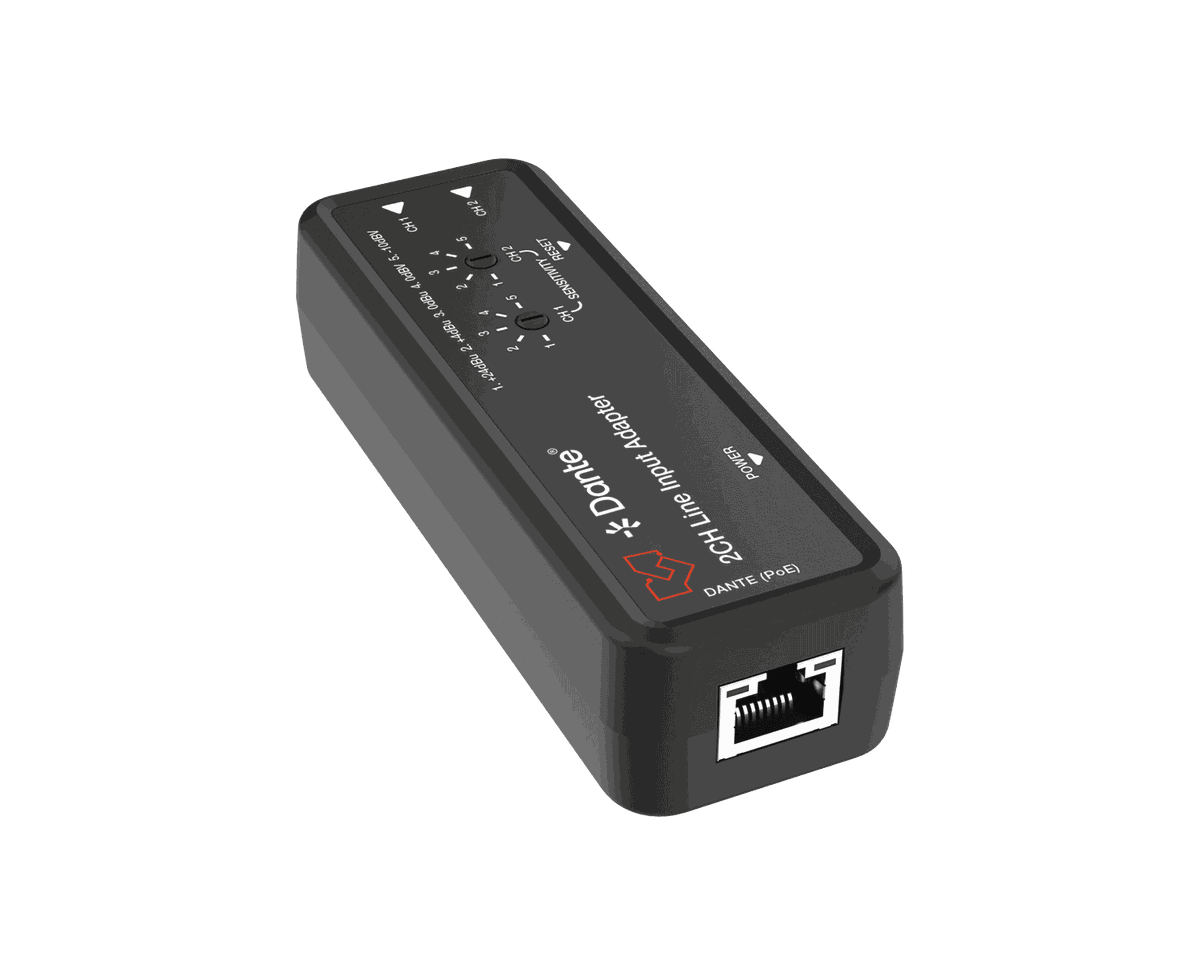 VigilLink VLDT-LA2DT 2-Channel Analog Line Input to Dante Converter - view 2
