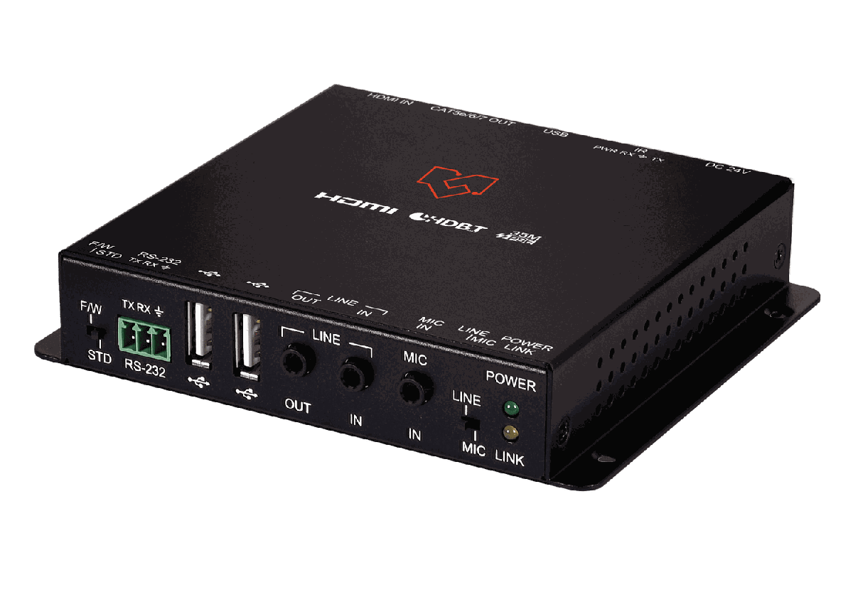 VigilLink VLEX-CHT235-TR HDMI and USB Extender over HDBaseT 2.0, 35m - view 2