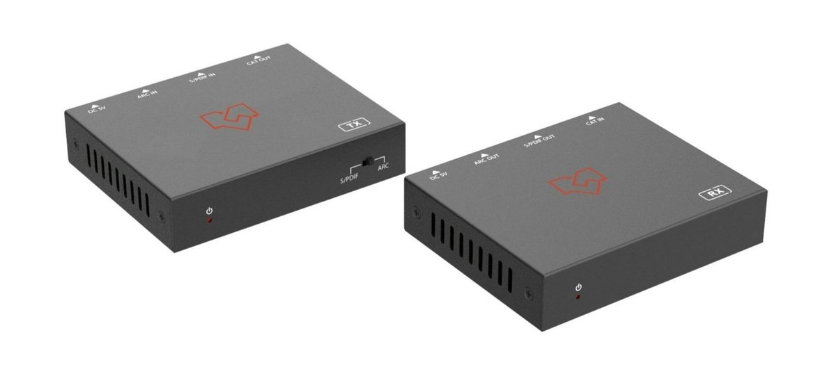 VigilLink VLEX-HAACT150-TR HDMI ARC and S/PDIF Audio Extender over CAT, 150m