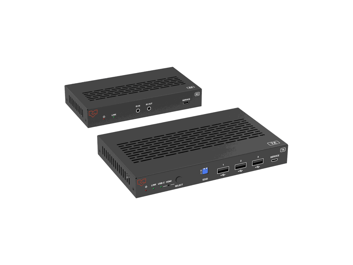 VigilLink VLEX-HT3070CU HDBaseT 3.0 USB-C and HDMI Extender with USB, 70m
