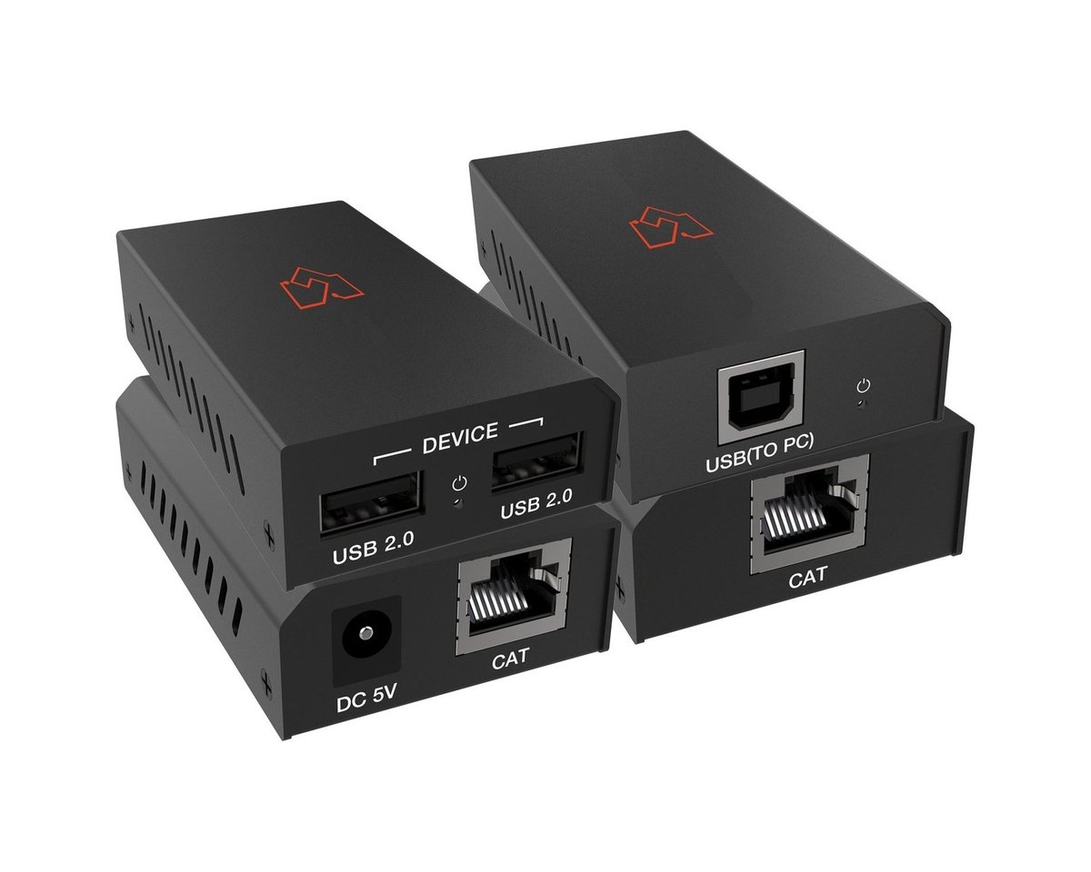 VigilLink VLEX-U2CT050-TR USB 2.0 Extender over CAT, 50m