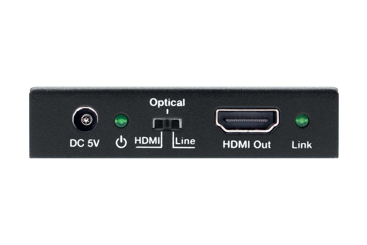 VigilLink VLHA-EMR 4K HDMI Audio Embedder, Optical or Analog to HDMI Inserts - view 3