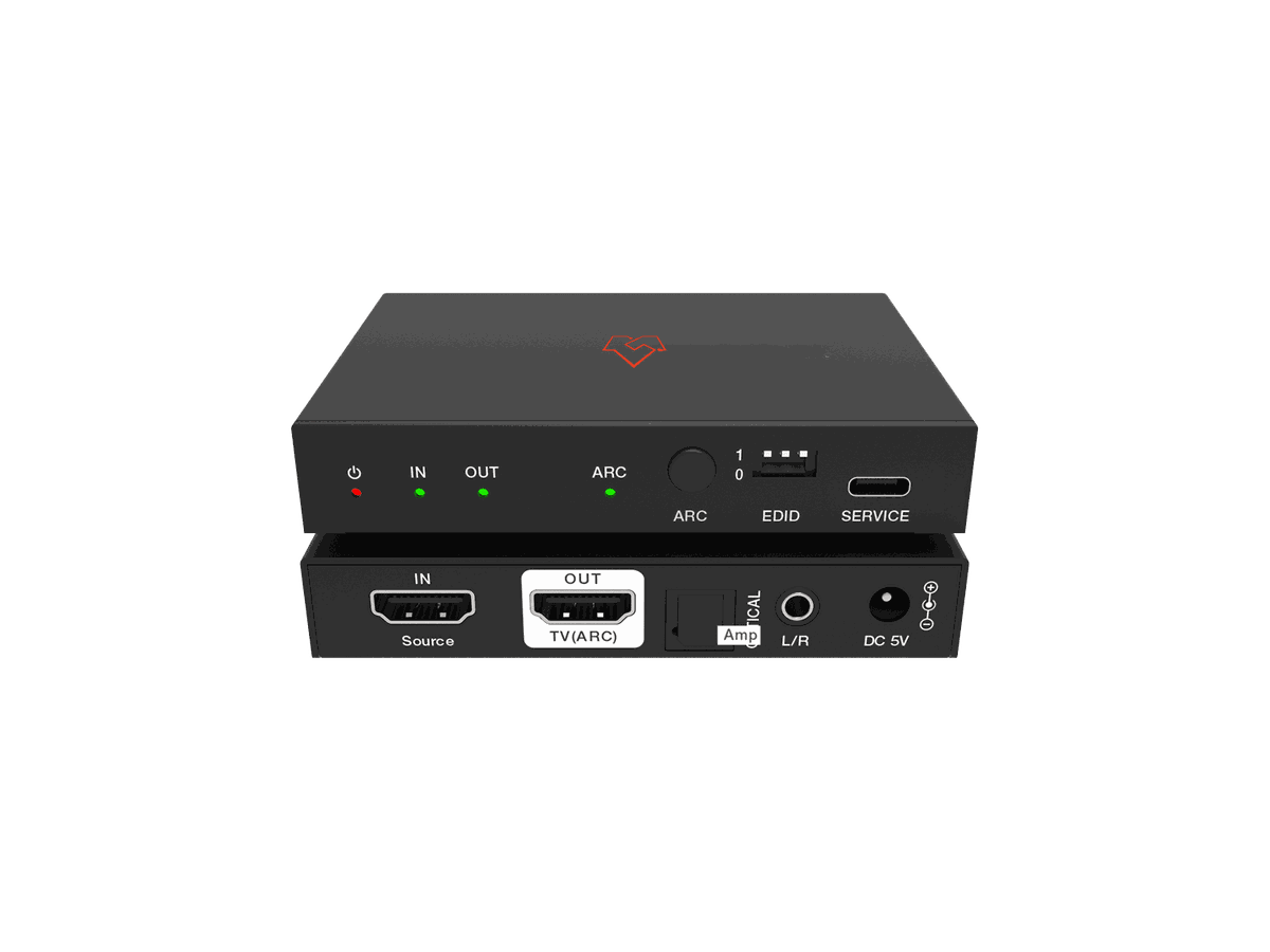 VigilLink VLHA-H21DEM 8K HDMI 2.1 Audio De-Embedder with Analog and S/PDIF HDMI Video Output Carrying On To The Display - view 3