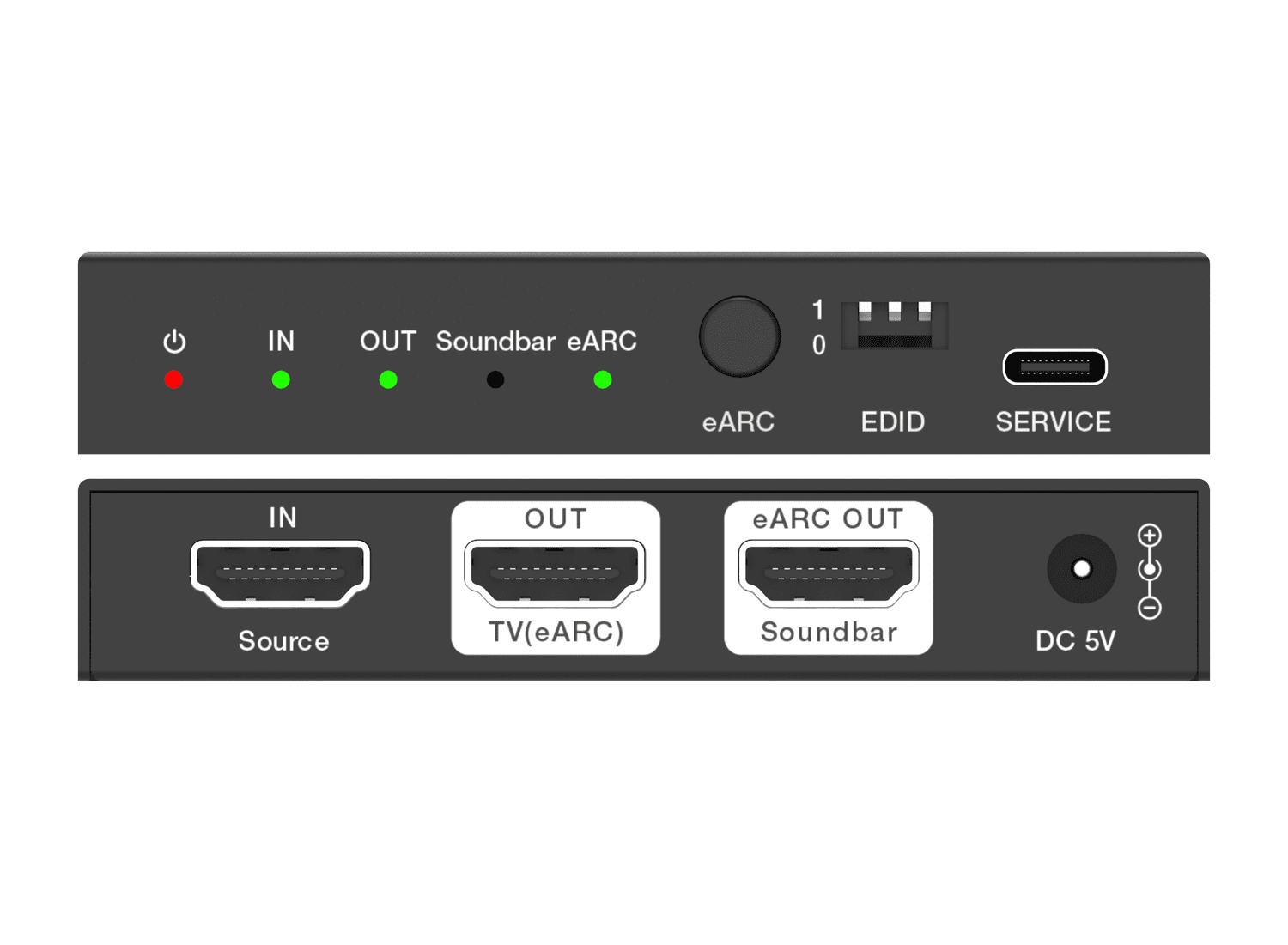 VigilLink VLHA-H21EMR HDMI 2.1 eARC Audio Adapter for Soundbars - view 3