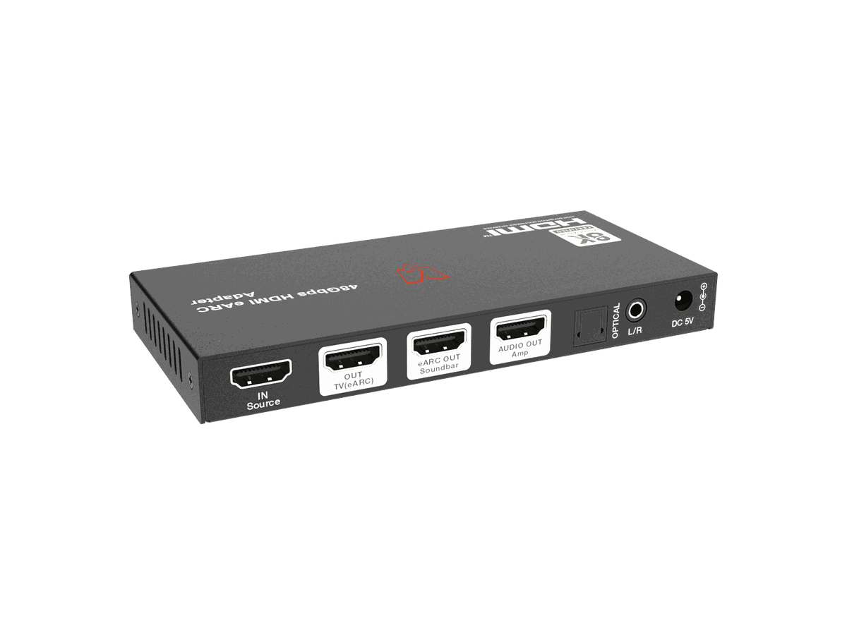 VigilLink VLHA-H21ERAD 8K HDMI 2.1 eARC Audio Adapter with HDMI Output - view 3