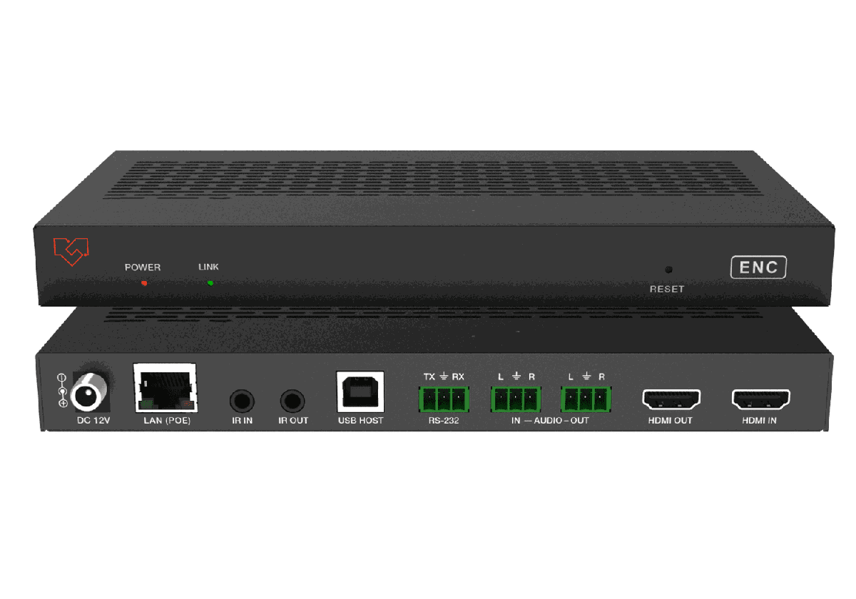 VigilLink VLIP-JP4K3K 1G JPEG2000 4K30 AVoIP Transmitter and Receiver