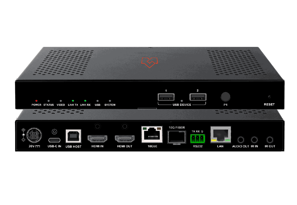 VigilLink VLIP-SDUFC-TRX SDVoE Transceiver with Switchable USB-C and HDMI Inputs