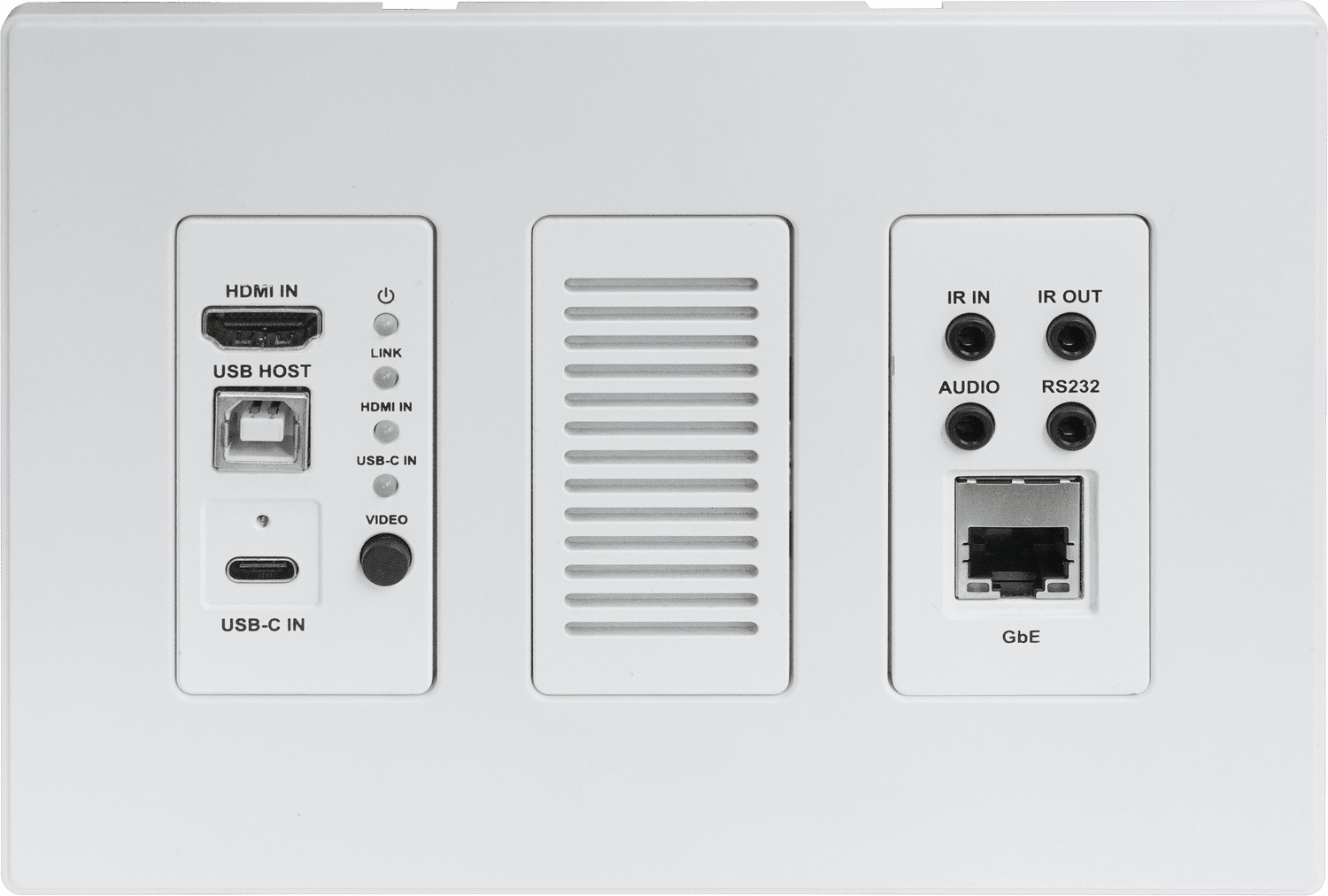 VigilLink VLIP-SDUWP SDVoE Wall Plate Transmitter and Receiver with HDMI and USB-C