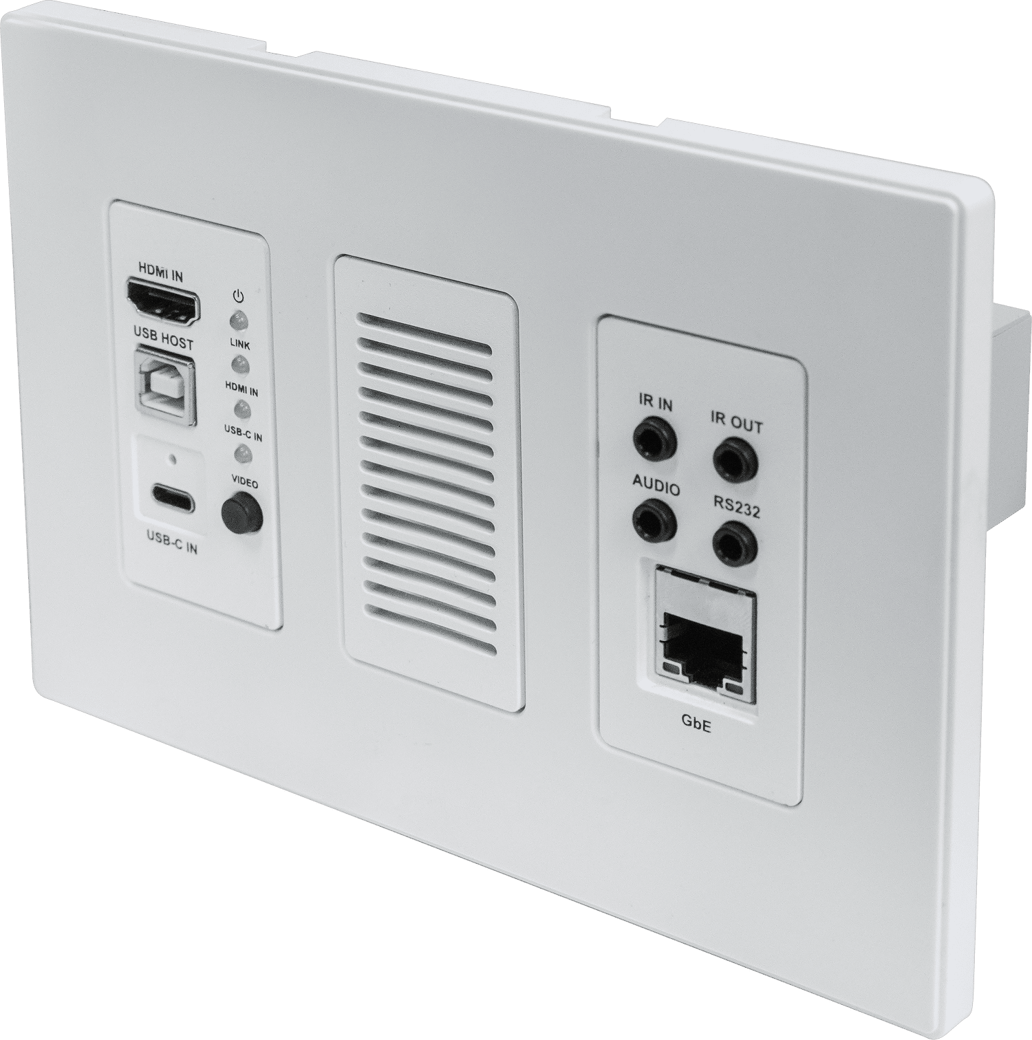 VigilLink VLIP-SDUWP SDVoE Wall Plate Transmitter and Receiver with HDMI and USB-C - view 2