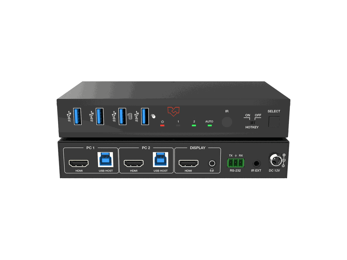 VigilLink VLKV-H2121 2-Port 8K HDMI KVM Switcher