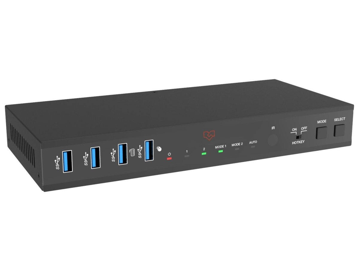 VigilLink VLKV-H212D 2-Port Dual-Monitor 8K60 HDMI KVM Switcher