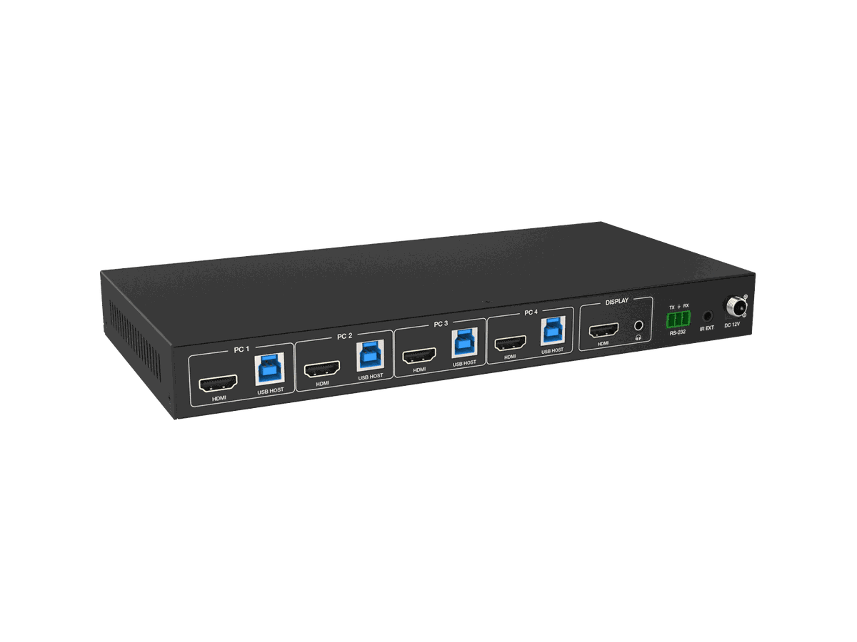 VigilLink VLKV-H2141 4-Port 8K60 HDMI KVM Switcher - view 3