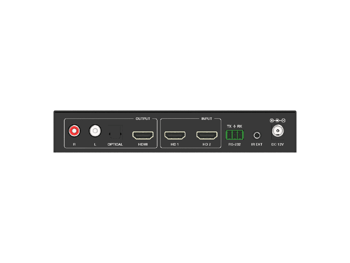 VigilLink VLML-2X1H20 2x1 HDMI Switcher with Multi-Viewer, 4K60 - view 2