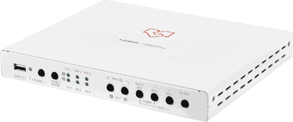 VigilLink VLML-SDH3X2 UHD+ 3x2 SDI and HDMI Matrix with PiP