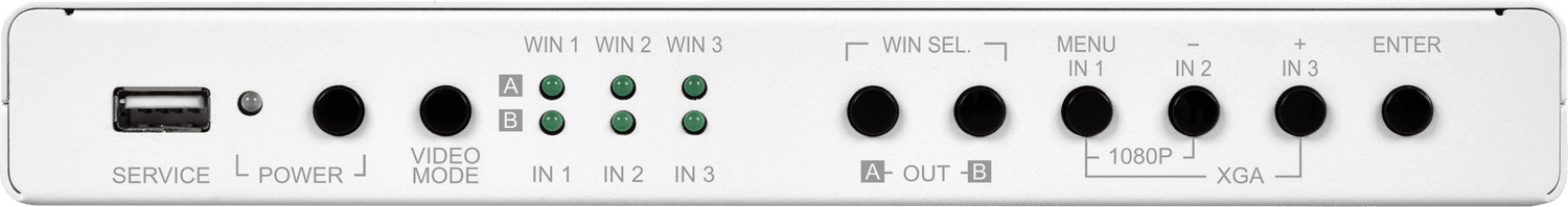 VigilLink VLML-SDH3X2 UHD+ 3x2 SDI and HDMI Matrix with PiP - view 3