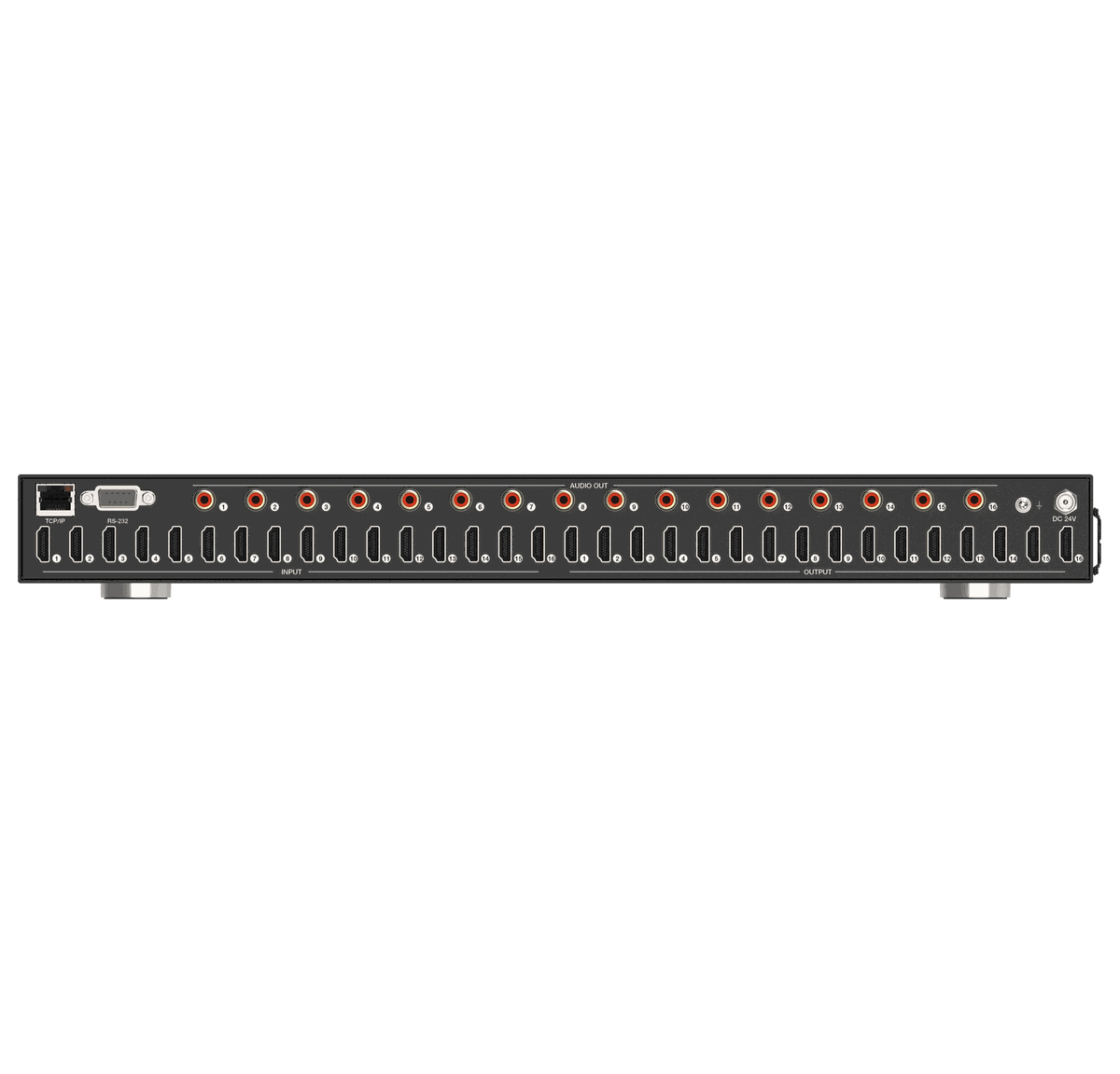 VigilLink VLMX-1616E 16x16 HDMI 2.0 Matrix Switcher with Downscaling - view 2