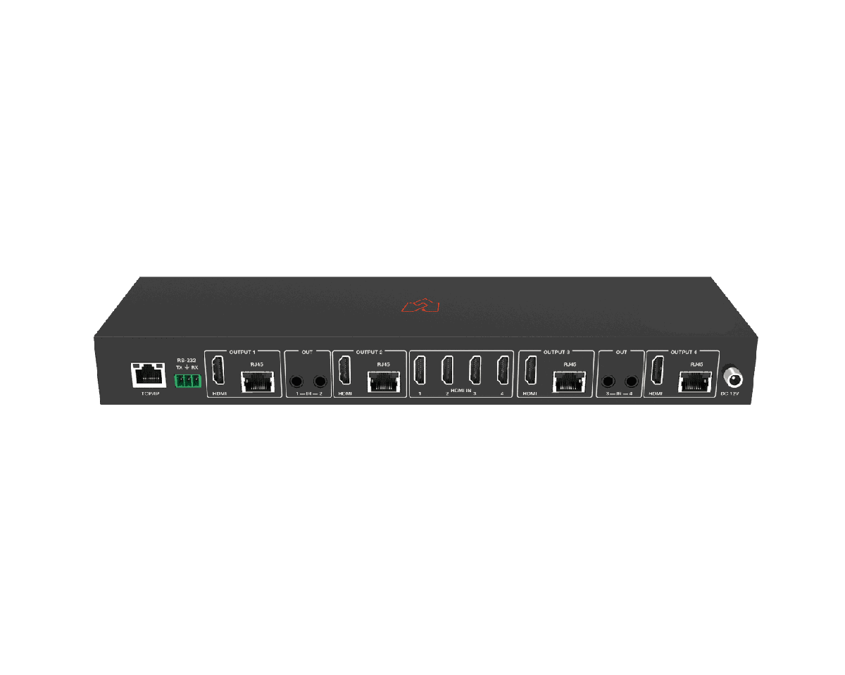 VigilLink VLMX-44CT70 4x4 HDMI 2.0 Matrix Switcher over CAT, 70m - view 2