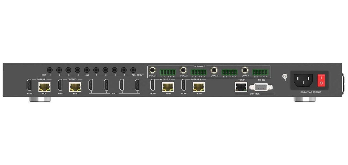 VigilLink VLMX-44HT2 4x4 HDMI Matrix Switcher over HDBaseT, 150m - view 2