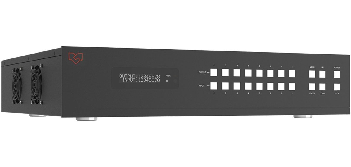 VigilLink VLMX-88HT2 8x8 HDMI Matrix Switcher over HDBaseT, 150m - view 2