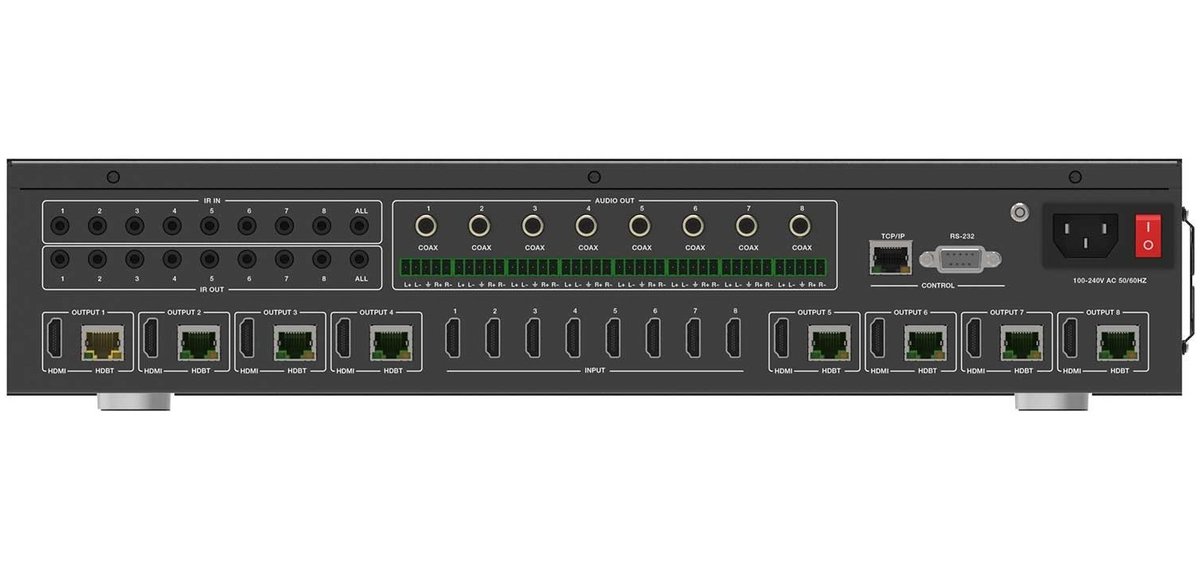 VigilLink VLMX-88HT2 8x8 HDMI Matrix Switcher over HDBaseT, 150m - view 3