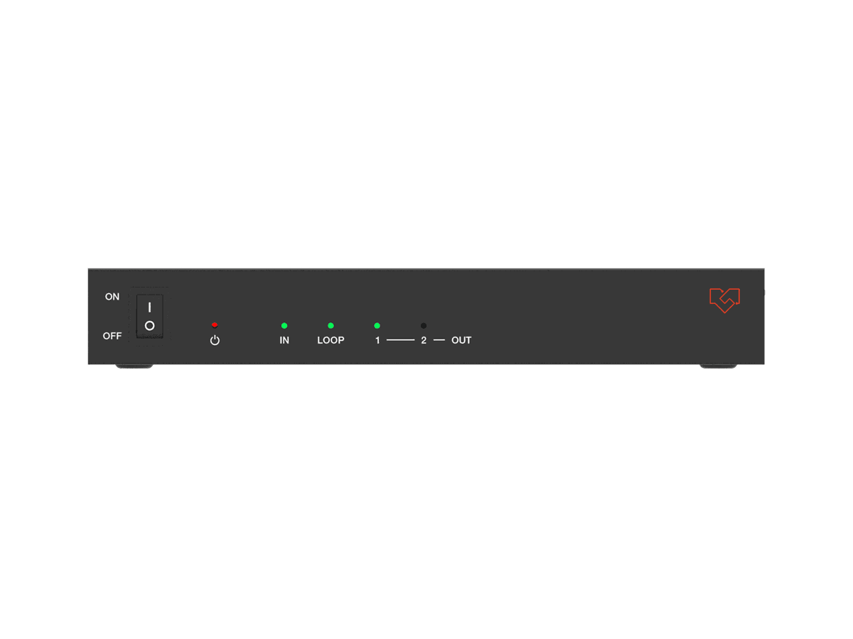 VigilLink VLSP-12CTH20 1x2 HDMI 2.0 Splitter over CAT with Loop Out - view 3