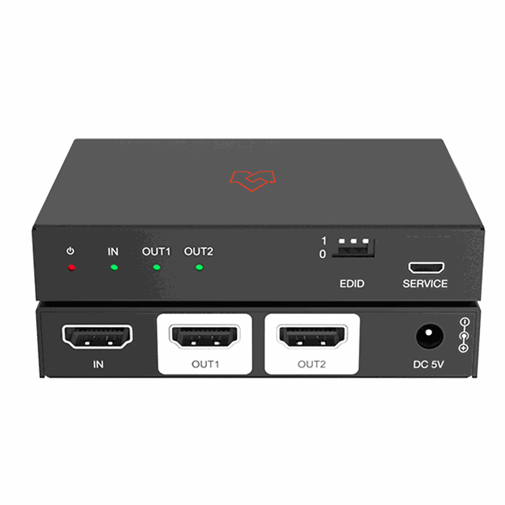 VigilLink VLSP-12H21S 1x2 HDMI 2.1 Splitter, 48Gbps
