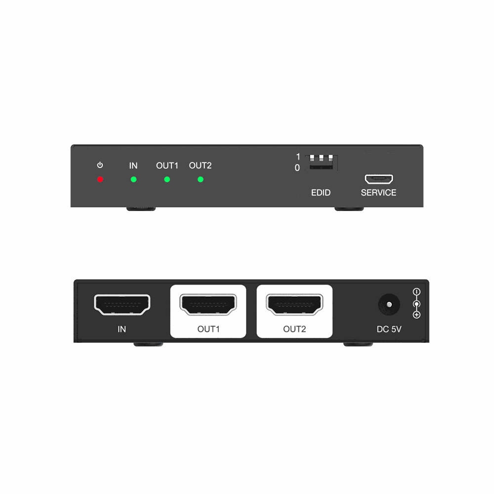 VigilLink VLSP-12H21S 1x2 HDMI 2.1 Splitter, 48Gbps - view 2