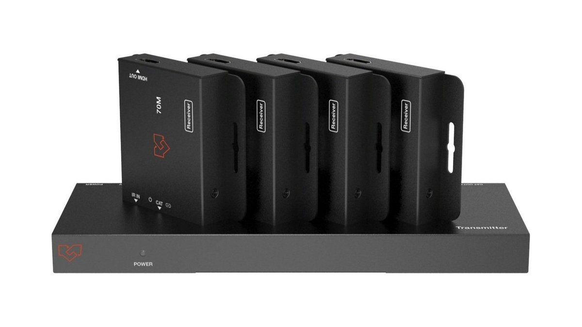 VigilLink VLSP-14CTH14 1x4 HDMI Splitter over CAT with Loop Out