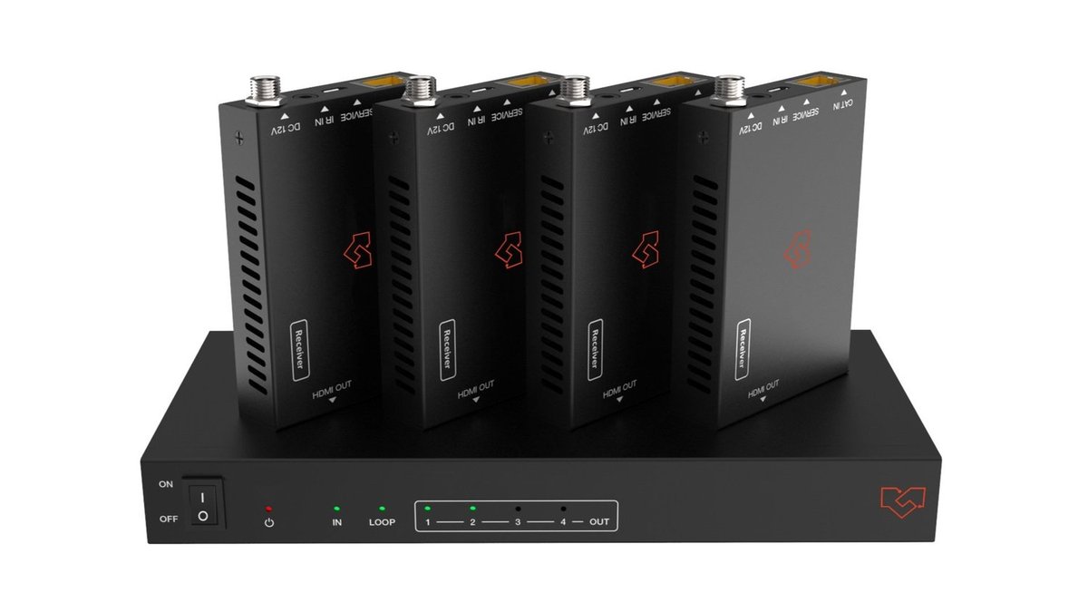 VigilLink VLSP-14CTH20 1x4 HDMI 2.0 Splitter over CAT