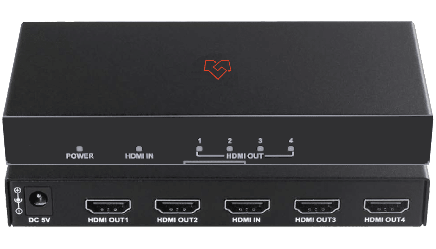 VigilLink VLSP-14H20D 1x4 HDMI 2.0 Splitter with Integrated Scaler