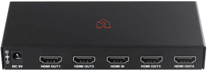 VigilLink VLSP-14H20D 1x4 HDMI 2.0 Splitter with Integrated Scaler - view 3